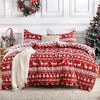 3 Piece Christmas Bedding Duvet Cover Set - 2 of 4