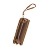 Unique Bargains W-Shaped Corrugated Plush Ball Zipper Coin Purse Wallet 1 Pc - 2 of 4