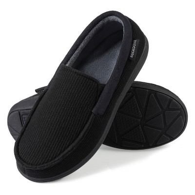 RockDove Men's SILVADUR Anti-Odor Moc Slipper with Removable Insole