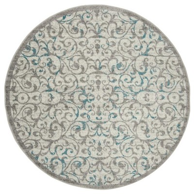 ivory/blue