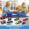 City Transporter Truck Building Set with 7 Cars, 1050pcs STEM Toy, Adjustable Ramp for Kids Aged 8+ - 2 of 4