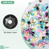 Unique Bargains PVC Durable Lightweight Sequin Embellishments 1200 Pcs - 3 of 4