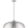 Livex Lighting Amador 3 - Light Pendant in  Brushed Aluminum/Polished Chrome - 4 of 4