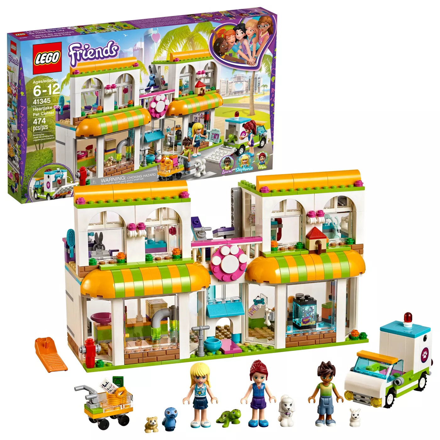 LEGO Friends Heartlake City Pet Center 41345 - image 1 of 7