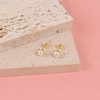 Girls' Formal Cultured Pearl Screw Back 14k Gold Earrings - In Season Jewelry - 4 of 4
