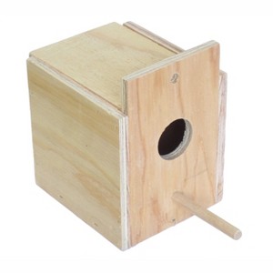 YML Assembled Wooden Nest Box for Outside Mount Medium - 1 of 2