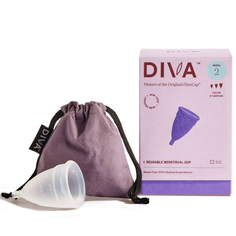 DivaCup Model 2 Reusable Menstrual Cup, 5 of 13