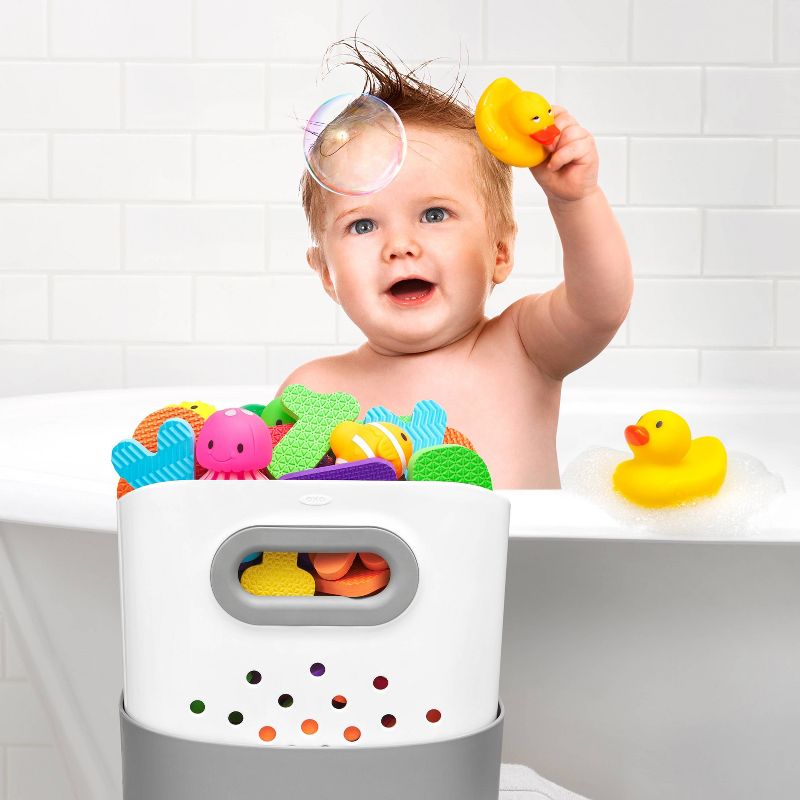 OXO Tot Stand Up Bath Toy Bin, 5 of 7