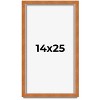 PosterPalooza | Classic Brown Picture Frame - UV Acrylic, Foam Board Backing, Hanging Hardware - 2 of 4