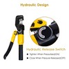 Yescom 10 Ton Hydraulic Wire Crimper Battery Cable Lug Terminal Crimping Tool with 9 Dies Yellow - 3 of 4