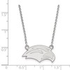 Black Bow Jewelry 14k White Gold Southern Mississippi Golden Eagles NCAA Necklace 18 Inch - 2 of 4