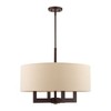 Livex Lighting Cresthaven 4 - Light Chandelier in  Bronze/Antique Brass - 3 of 4