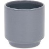 Cheung's Elegora Straight Side Solid Color Ceramic Pot - Large - Gray - 2 of 3