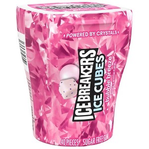 Ice Breakers Sugar Free Chewing Gum, Bottle Bubble Breeze 40.0 ea - 1 of 1