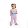 Andy & Evan  Infant  Long Sleeve Romper w/Smiley Graphic - 2 of 4