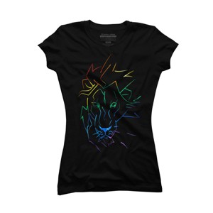 Adult Design By Humans Roar Your Pride Lion Rainbow By WheelsAflame T-Shirt - 1 of 2