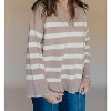 Women's Save Your Tears Striped Sweater - entro - 2 of 4