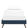 Modway Helen Twin Fabric Bed Frame with Round Splayed Legs - 4 of 4