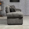 KTMBDW Sofas for Living Room, Chenille Loveseat Couch Set, Small Sofa, Loveseat Sofa, Easy to Install - 4 of 4