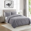 VCNY 3pc Solomun Pinsonic Quilt Set Gray - image 2 of 4