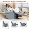 Racxily Swivel Rocker Recliner Chair,Swivel Nursery Rocking Chair w/Pull Ring,Glider Chair,Modern Rocking Swivel Recliner Chair for Bedroom - 4 of 4