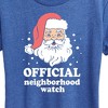 Women's - Instant Message - Santa Neighborhood Watch Christmas Short Sleeve Graphic T-Shirt - 2 of 4