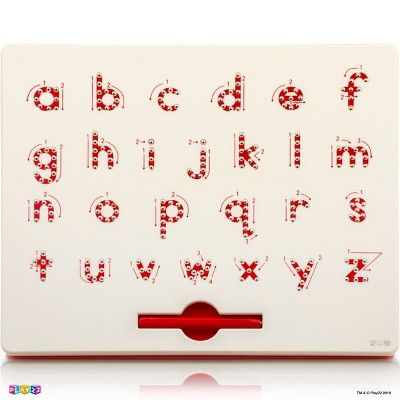 Play22usa Magnetic Doodle Drawing and Writing Board 205 Slots for Kids Erasable with Pen - STEM Educational Learning Lowercase A to Z Letters Kids Drawing Board