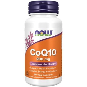 CoQ 10, 200 mg by Now Foods  -  60 VegCap - 1 of 3