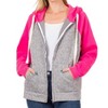 Women's Raglan Sleeved Hoodie - ZENANA - 3 of 4