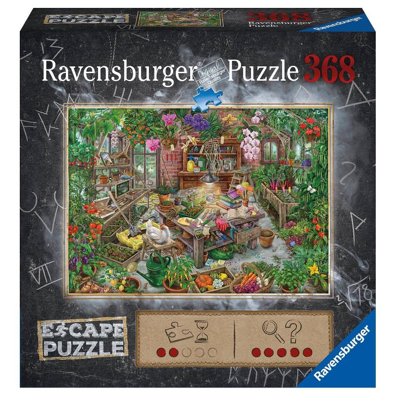 Ravensburger ESCAPE Puzzle: The Cursed Green House Jigsaw Puzzle - 368 pc, 1 of 5