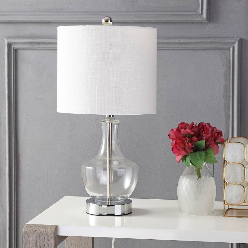 20" Glass Colette Mini Table Lamp (Includes Energy Efficient Light Bulb) - JONATHAN Y, 4 of 9