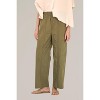 Women's Cotton Pull-On Cargo Pants - GRADE & GATHER - 2 of 4