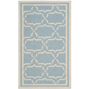 Dhurries DHU545 Hand Woven Flat Weave Indoor Rugs - Safavieh - 1 of 4