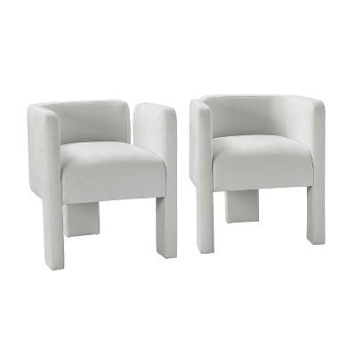 Ermanno Dining Chair with Three-legged Design Set of 2  | ARTFUL LIVING DESIGN