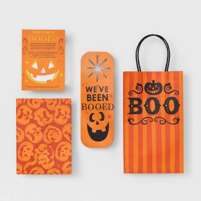 4pc You've Been Booed Halloween Gift Bag Kit Orange - Hyde & EEK! Boutique™