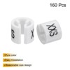 Unique Bargains Convenient removal and reusability Clothes Hanger Markers 160 Pcs - 3 of 4