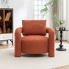 SEYNAR Mid Century Modern Teddy Upolstered Accent Chair with Poilow - 4 of 4