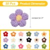 Unique Bargains Cotton Handmade DIY Floral Embroidered Applique Patches 50 Pcs - 2 of 4