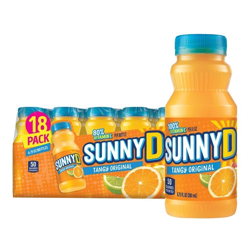 Sunnyd Orange Juice Drink - 18pk/ Fl Oz Bottles : Target