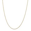 Black Bow Jewelry 1mm 18k Yellow Gold Diamond Cut Spiga Chain Necklace - 3 of 4