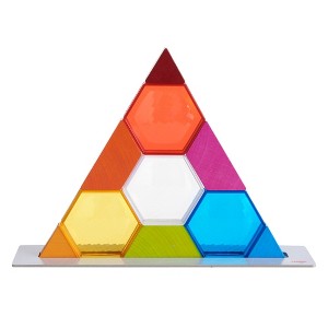 HABA Stacking Game Color Crystals with 12 Template Cards (Made in Germany) - 1 of 4