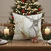 12x12 inch Holiday Pillow – Winter Pine Home Accent by Manual Woodworkers and Weavers - 3 of 3