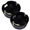 Black and Decker GH1000/GH1100 Trimmer Replacement 2 Pack Spool Housing # 90529876-2PK - 2 of 3