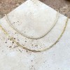 Adornia 14k Gold Plated Tennis and Paperclip Chain Necklace Set - 3 of 4