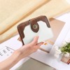 FATMOON Small Women’s Genuine Leather Wallet - RFID Blocking with 7 Card Slots & Zipper Coin Pocket ID Window,for Daily,Travel & Shopping - 2 of 4