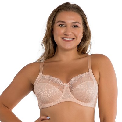 Parfait Women's Pearl Non-padded Seamless Minimizer Bra - Cameo