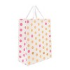 Sparkle & Bash 6 Pack Extra Large Party Favor Paper Gift Bag with Handles for Birthdays, Baby Showers, Pink Polka Dots, 15 in - image 3 of 4