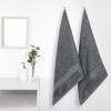 Modern Solid Classic Luxury Egyptian Cotton Towel Set by Blue Nile Mills - 2 of 4