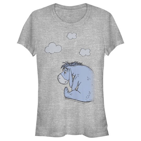 Juniors Womens Winnie the Pooh Cloudy Eeyore T-Shirt - image 1 of 4