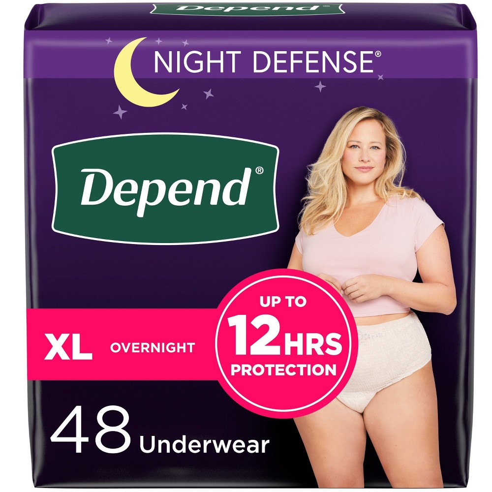 Depend Real Fit Adult Incontinence Underwear for Men, S/M, Black